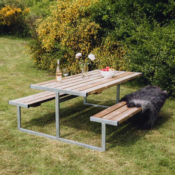 Bord-/bänkset Odin Furu 180 x 177 cm Hortus